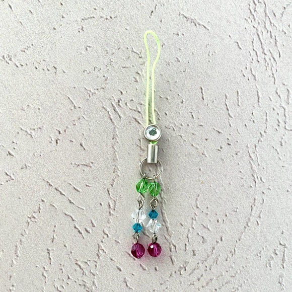 Spring Has Sprung - Crystal Charm Keychain Pull - Picture 3 of 3